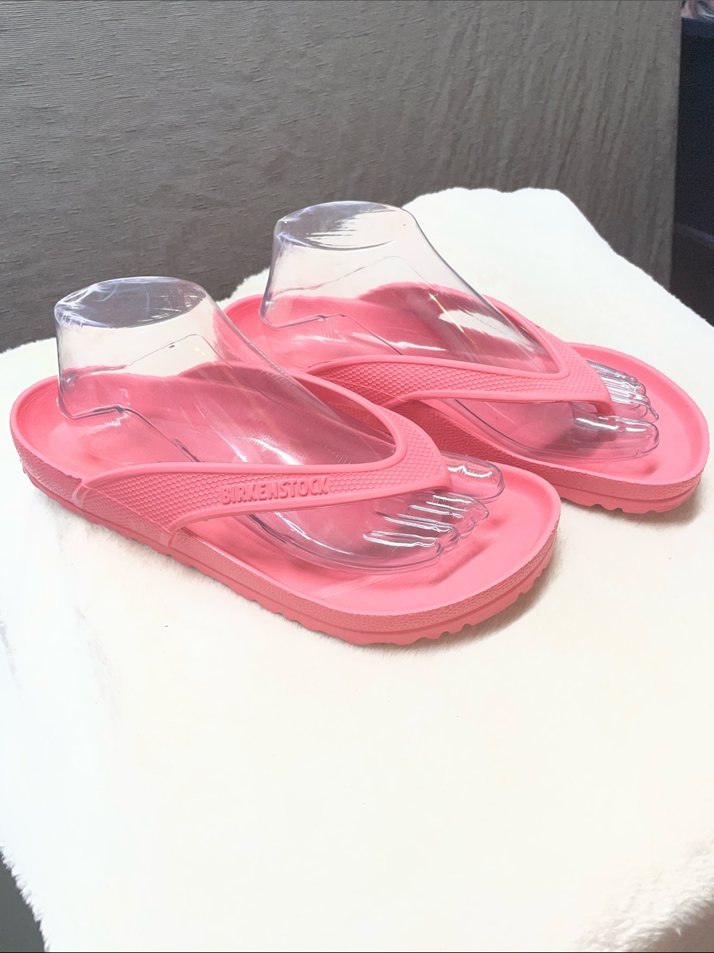 Birkenstock Women's Coral Pink Eva Thong Sandals
